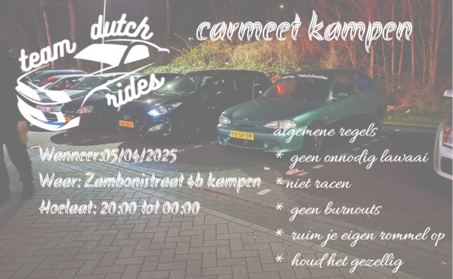 bekijk hier de foto`s en video`s van de meeting